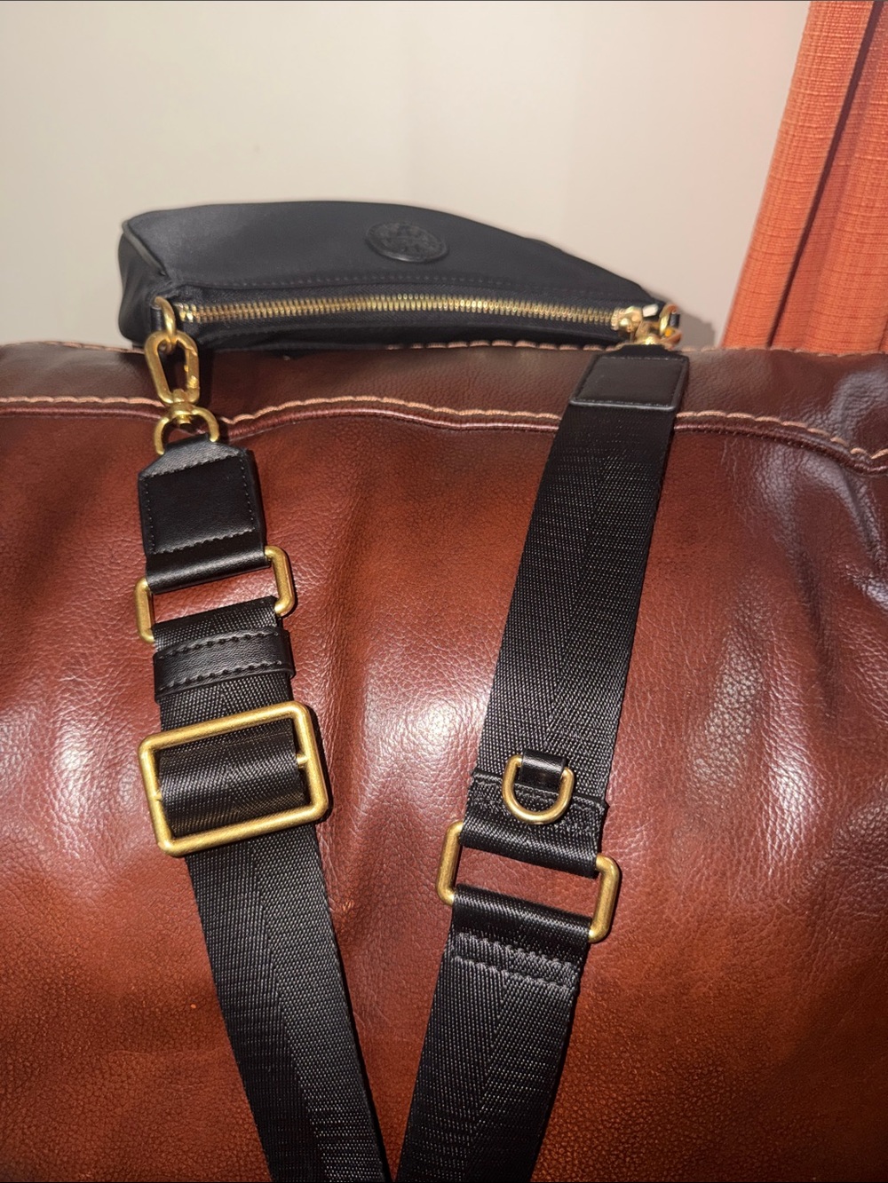 ‼️Tory Burch Black Nylon Crossbody Bag - Picture 9 of 12